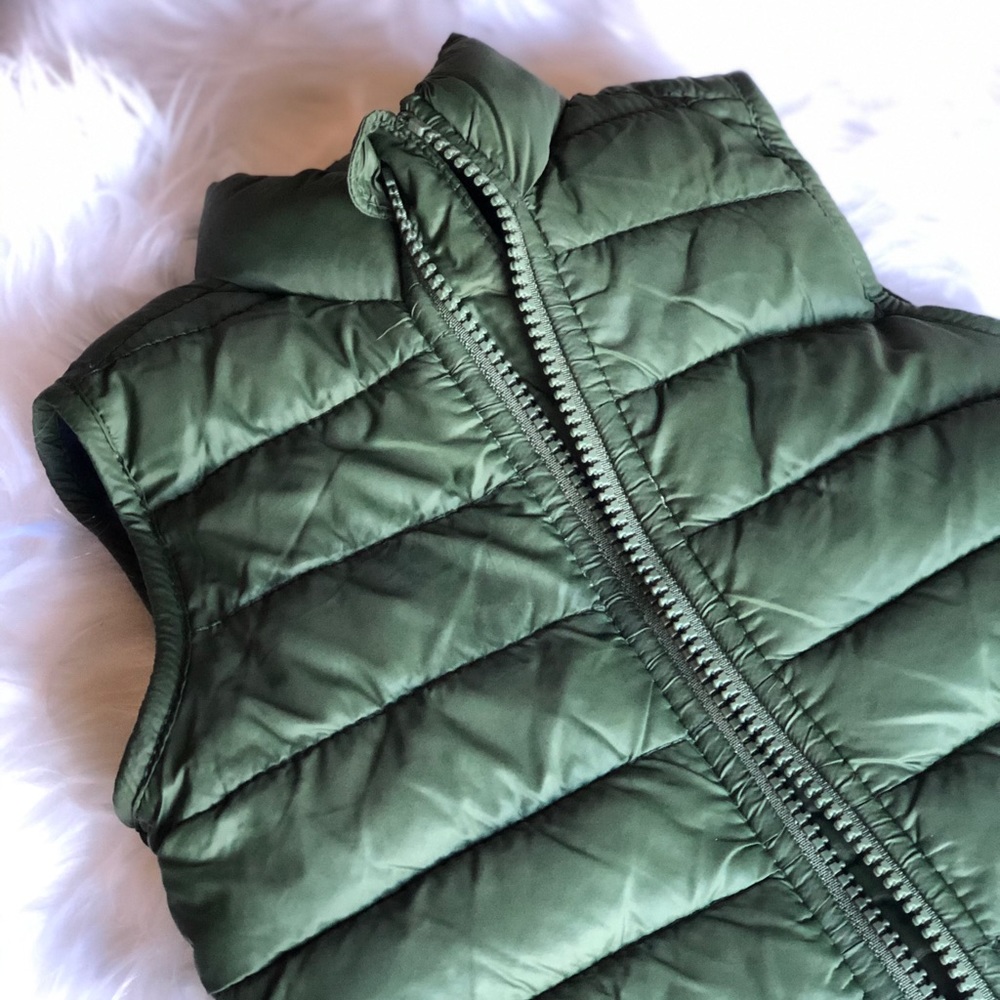 Baby Hunter Green Puffer Vest